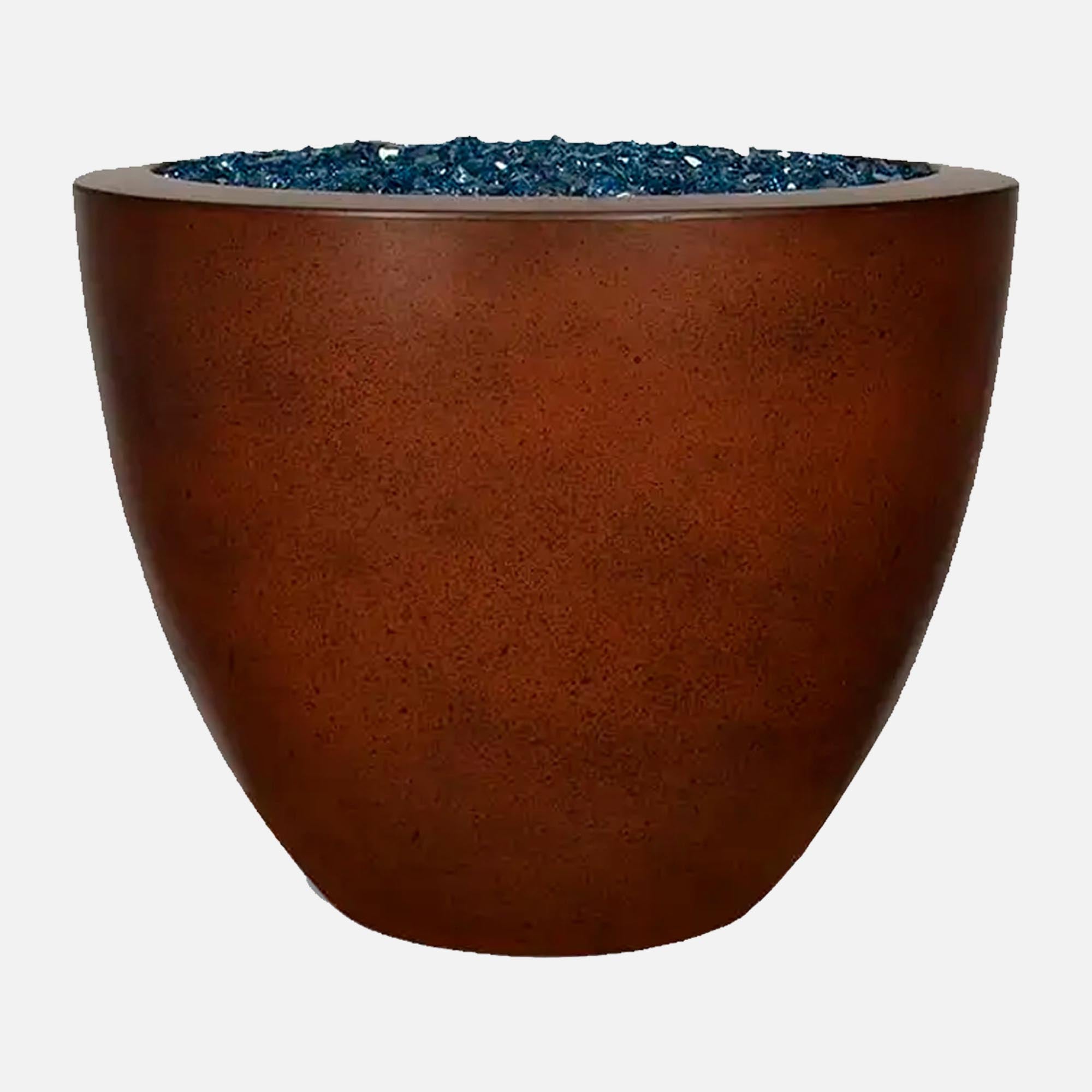 24" x 36" Legacy Round Tall Fire Vase; Outer Diameter: 24", Inner Diameter: 18