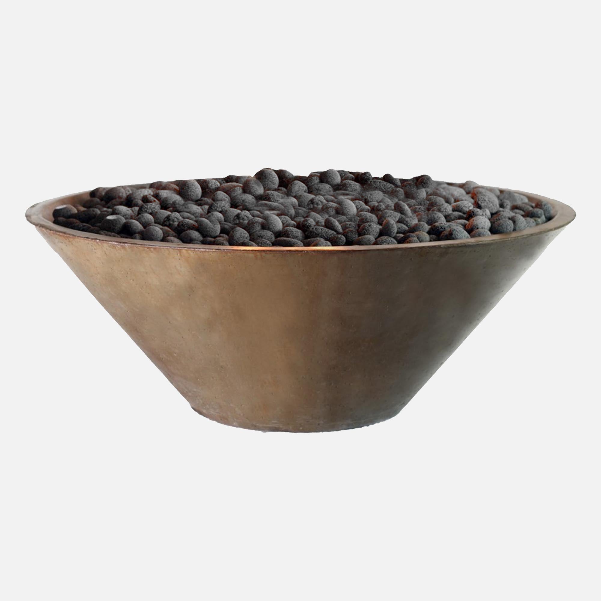 39" Wok Round Fire Bowl; Outer Diameter: 38