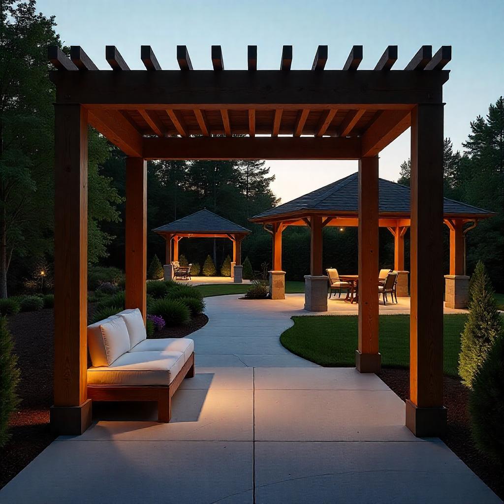 Yardistry 12' x 14' Cedar Gazebo with Aluminum Roof
