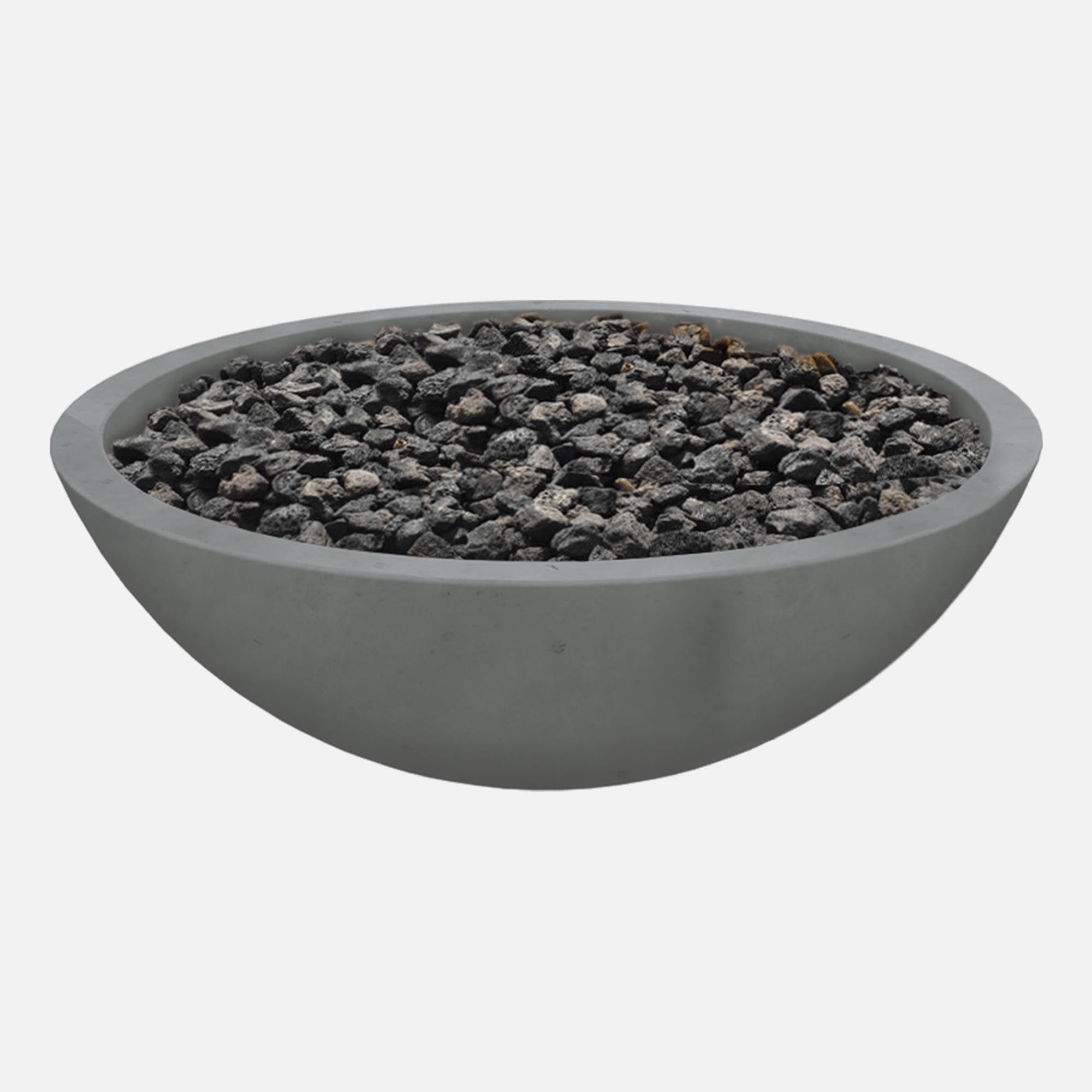 39" Round Wok Fire Bowl – Large Outdoor Gas Bowl with 37" Outer Diameter