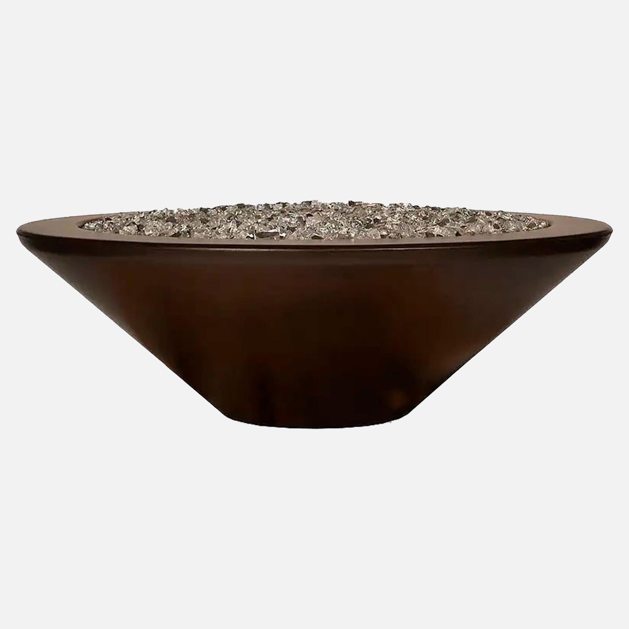 36" Geo Round "Essex" Fire Bowl; Outer Diameter: 36", Inner Diameter: 29