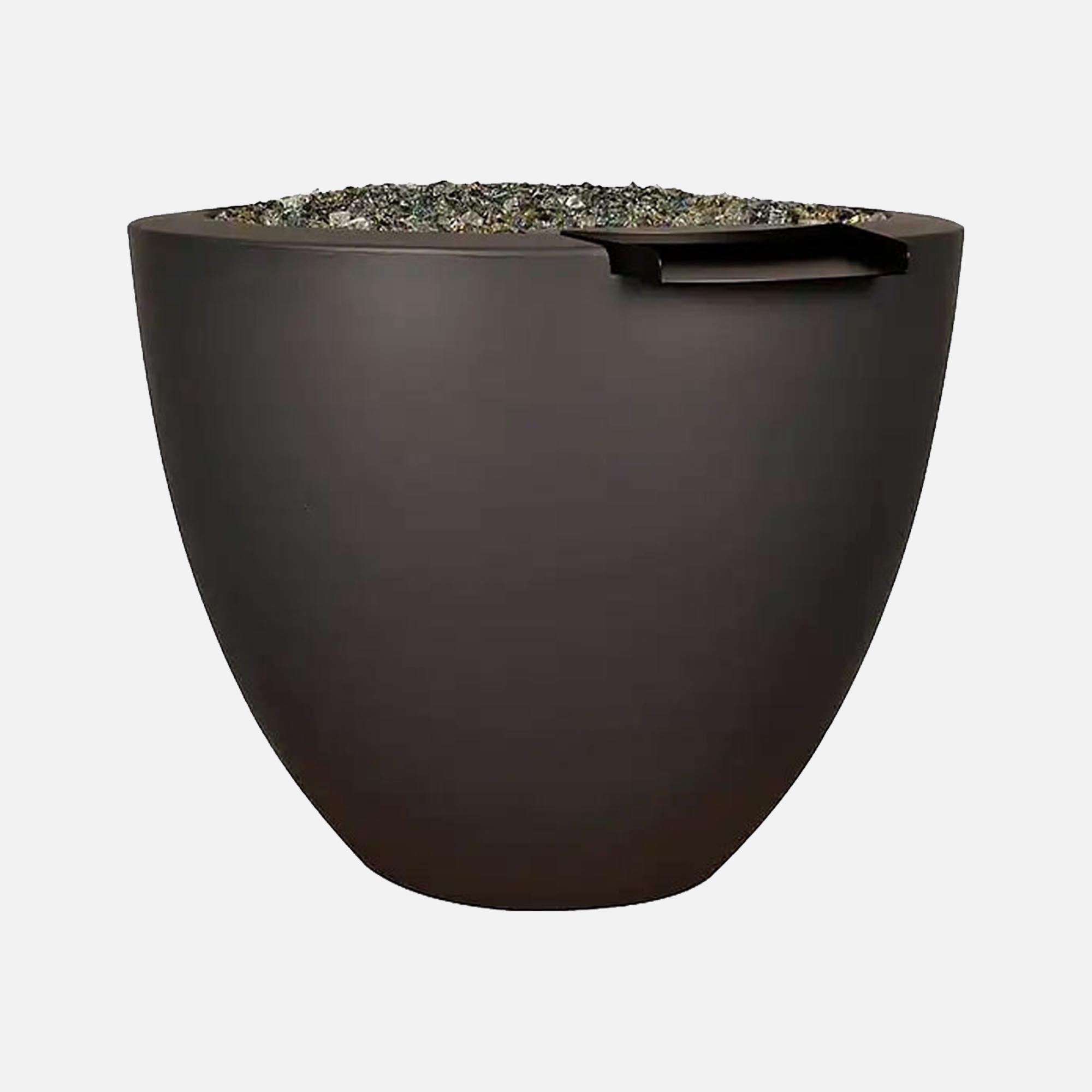 30" x 24" Legacy Round Water Vase; Outer Diameter: 30", Inner Diameter: 24", Height: 24", Base Diameter: 14", Weight: 145 lbs