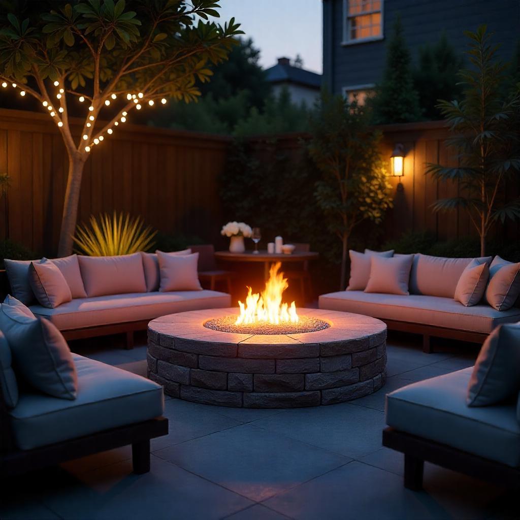 Elementi Granville Concrete Fire Table – Natural Gas