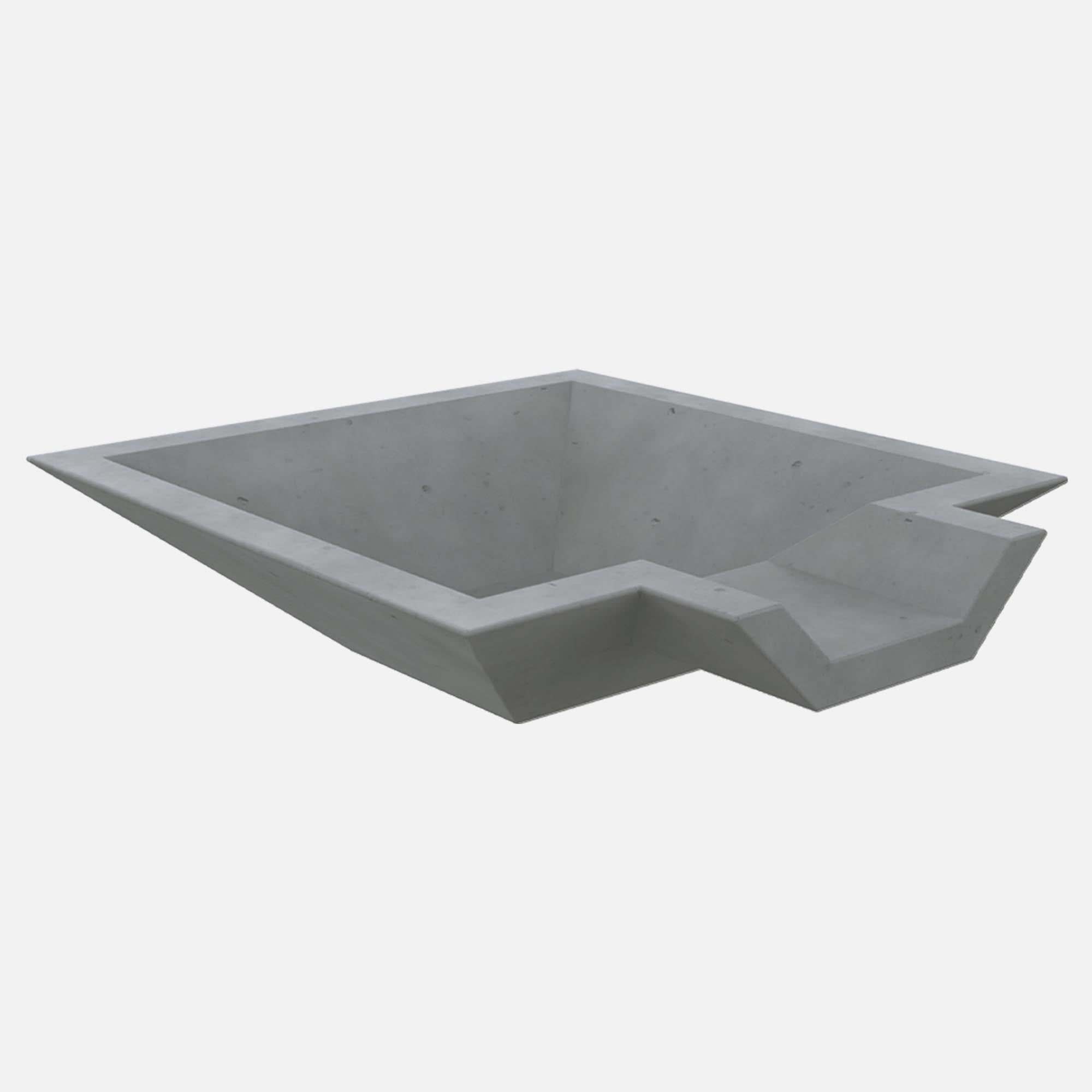 36" Oblique Scupper Fire & Water / Outer Dimension: 36", Inner Dimension: 24